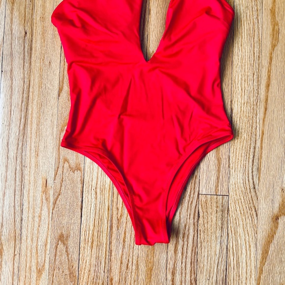 Zara Orange one piece swimsuit Size S - Picture 3 of 8
